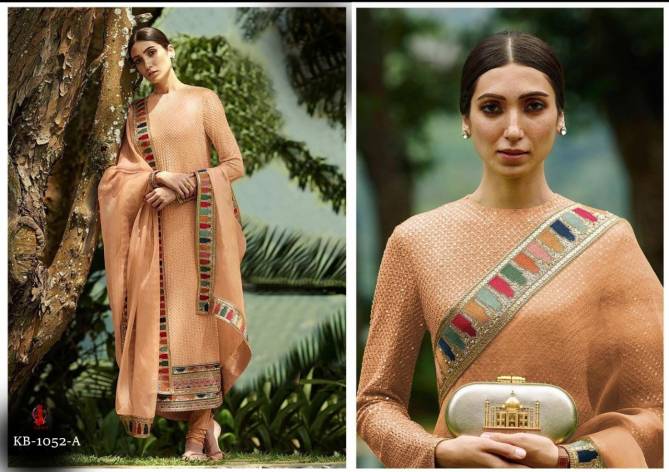 Kb Super Hit 1052 Fancy Festive Wear Designer Georgette Embroidery Salwar Kameez